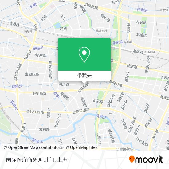 国际医疗商务园-北门地图