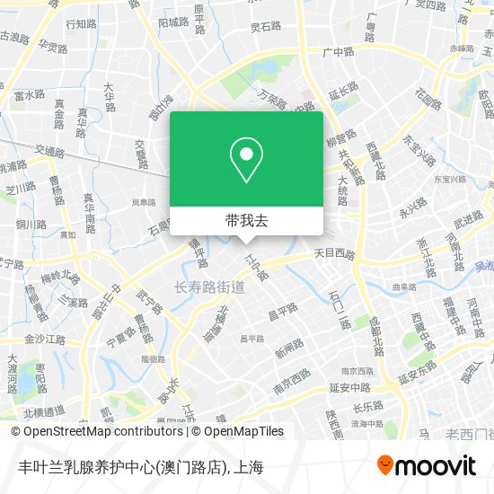 丰叶兰乳腺养护中心(澳门路店)地图