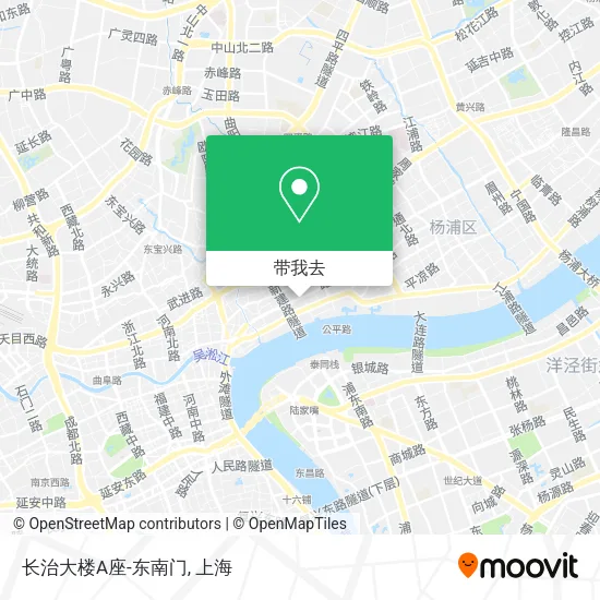 长治大楼A座-东南门地图