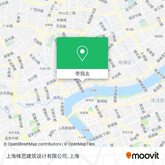 上海锋思建筑设计有限公司地图