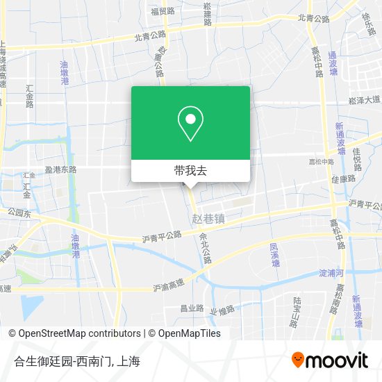 合生御廷园-西南门地图