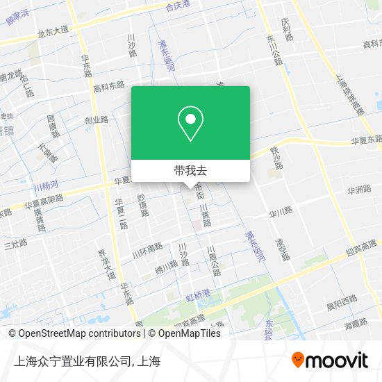 上海众宁置业有限公司地图