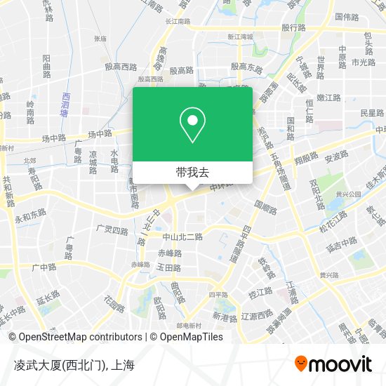 凌武大厦(西北门)地图