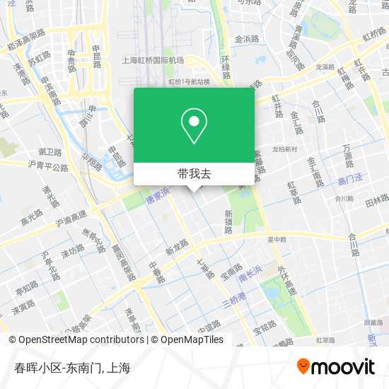 春晖小区-东南门地图