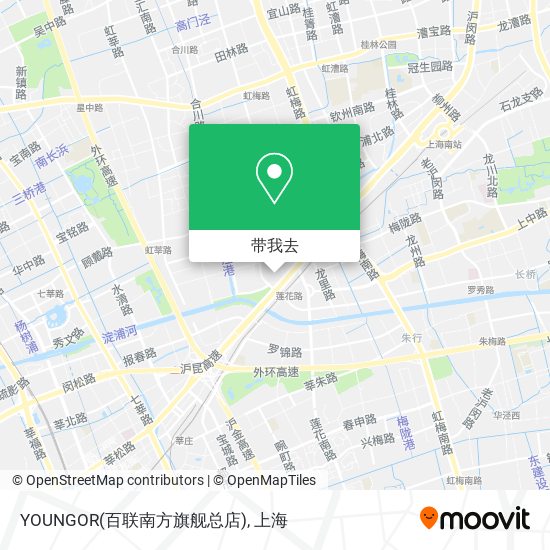YOUNGOR(百联南方旗舰总店)地图