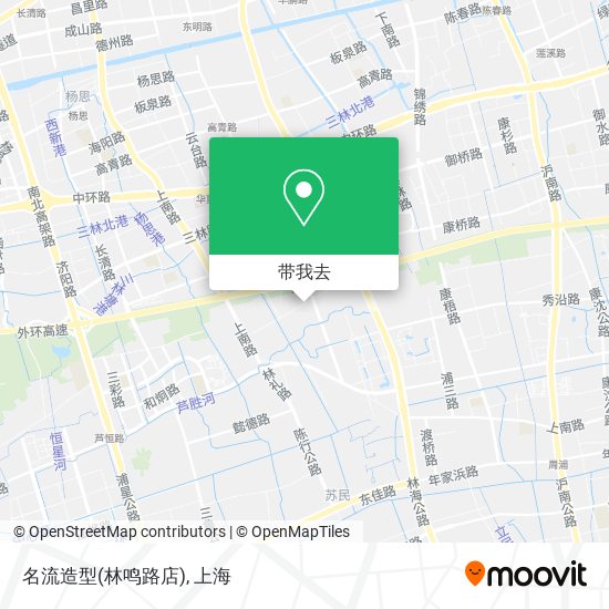 名流造型(林鸣路店)地图