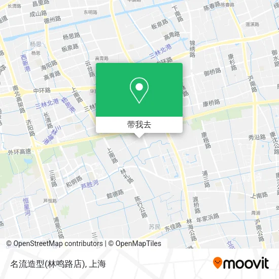 名流造型(林鸣路店)地图