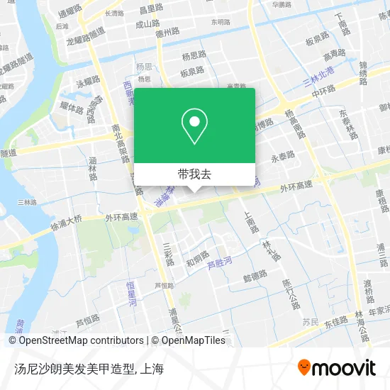汤尼沙朗美发美甲造型地图