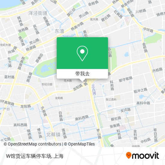 W馆货运车辆停车场地图