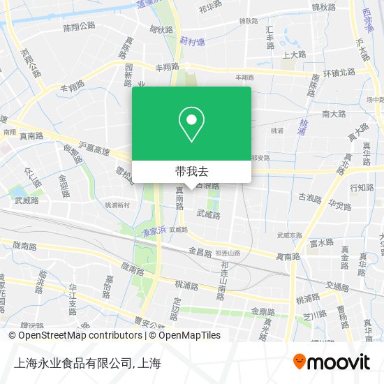 上海永业食品有限公司地图