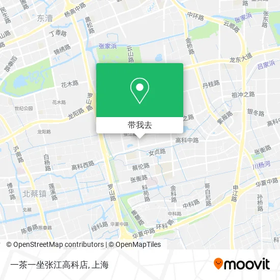 一茶一坐张江高科店地图