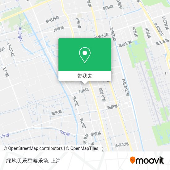 绿地贝乐星游乐场地图