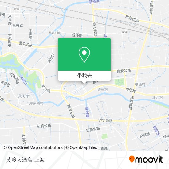 黄渡大酒店地图