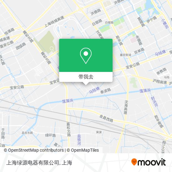 上海绿源电器有限公司地图