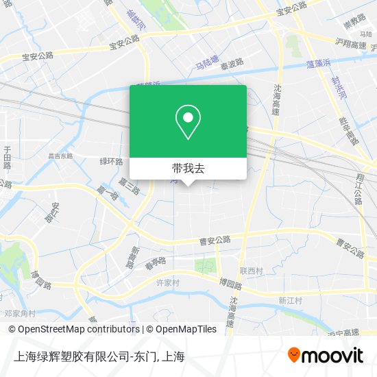 上海绿辉塑胶有限公司-东门地图