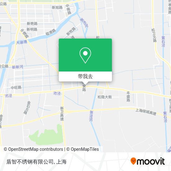 盾智不绣钢有限公司地图