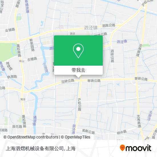 上海泗熠机械设备有限公司地图