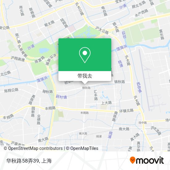华秋路58弄39地图