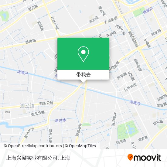 上海兴游实业有限公司地图