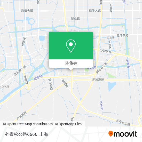 外青松公路6666地图