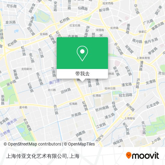 上海传亚文化艺术有限公司地图