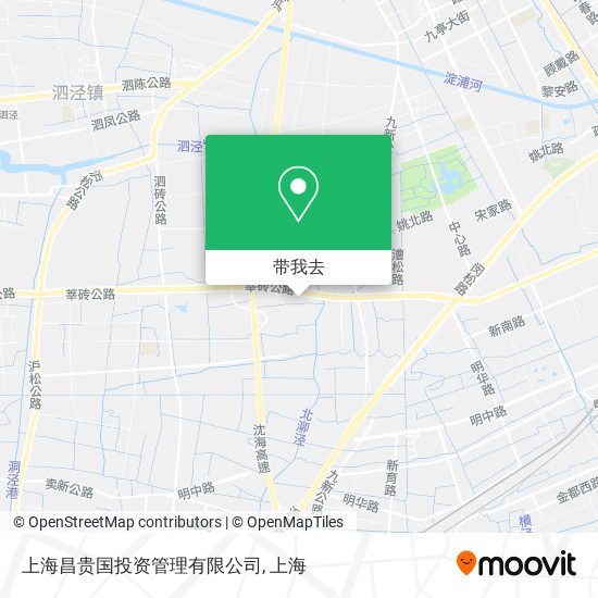 上海昌贵国投资管理有限公司地图