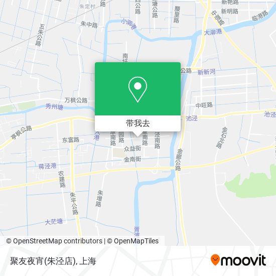 聚友夜宵(朱泾店)地图
