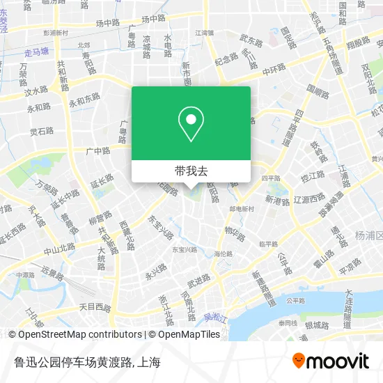 鲁迅公园停车场黄渡路地图