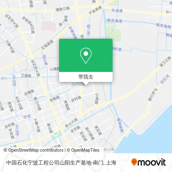 中国石化宁波工程公司山阳生产基地-南门地图