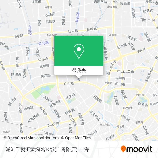 潮汕千粥汇黄焖鸡米饭(广粤路店)地图