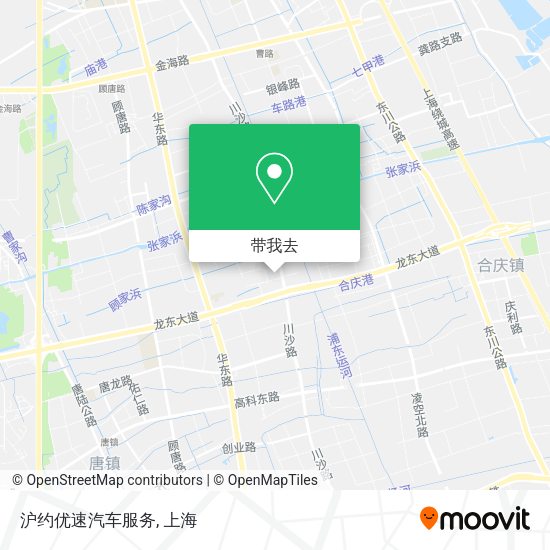 沪约优速汽车服务地图