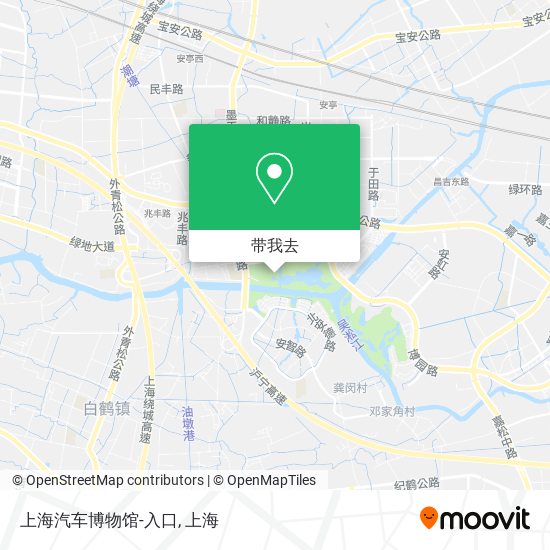上海汽车博物馆-入口地图