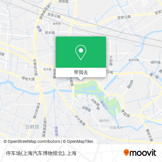 停车场(上海汽车博物馆北)地图