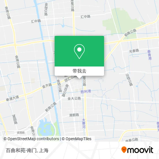百曲和苑-南门地图
