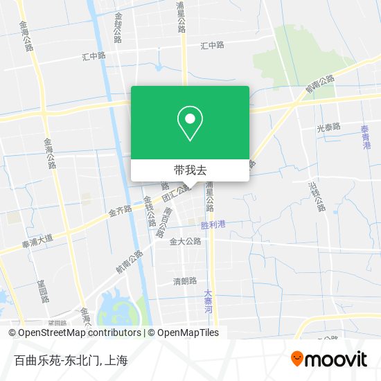 百曲乐苑-东北门地图