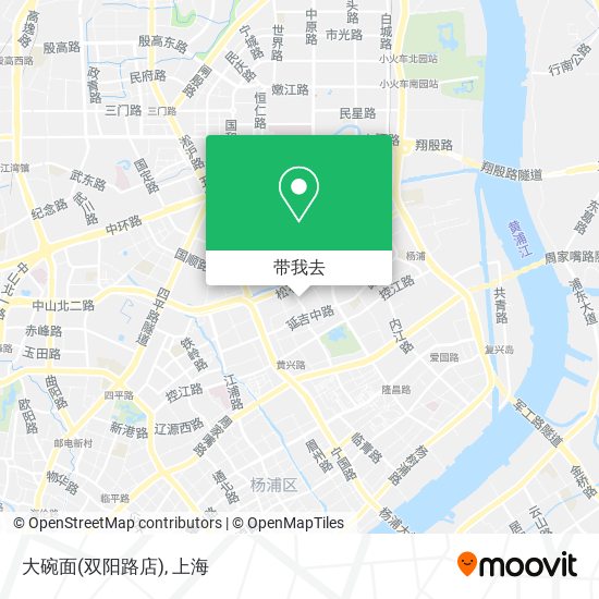 大碗面(双阳路店)地图