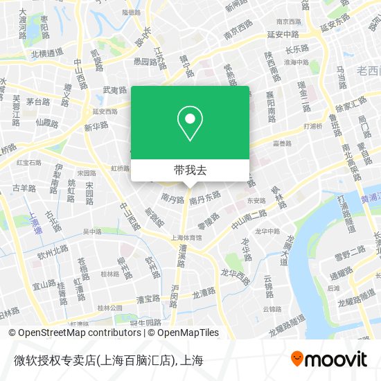 微软授权专卖店(上海百脑汇店)地图