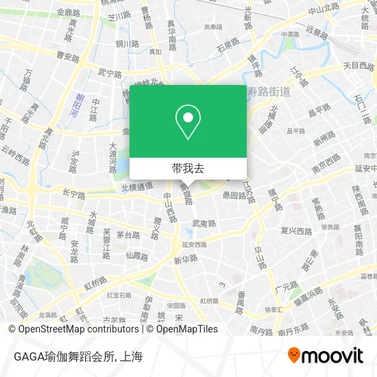GAGA瑜伽舞蹈会所地图
