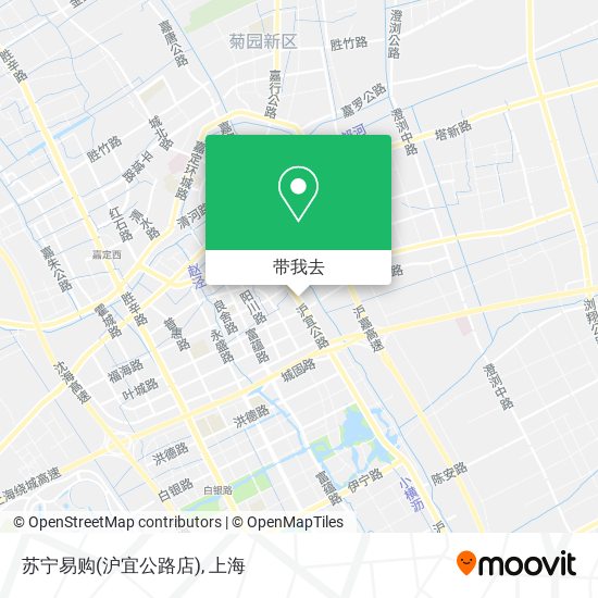 苏宁易购(沪宜公路店)地图