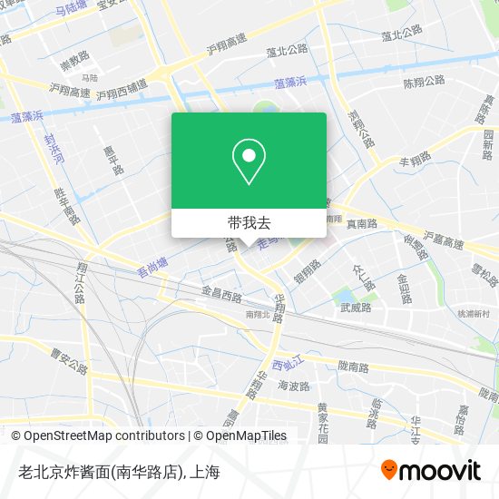 老北京炸酱面(南华路店)地图