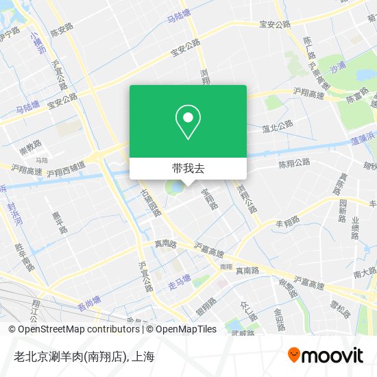 老北京涮羊肉(南翔店)地图