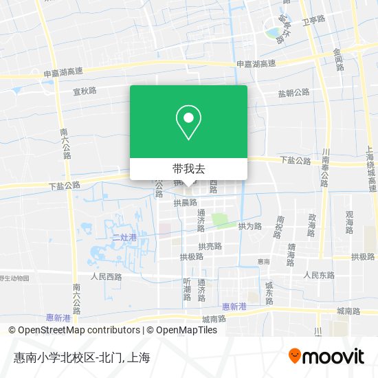 惠南小学北校区-北门地图