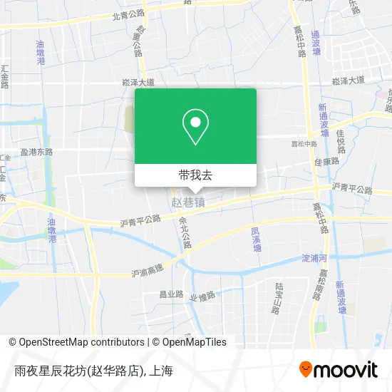 雨夜星辰花坊(赵华路店)地图