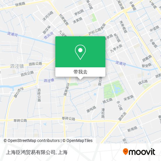 上海臣鸿贸易有限公司地图