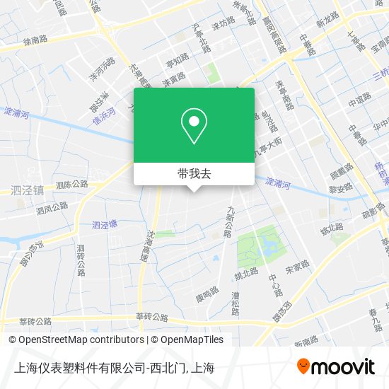 上海仪表塑料件有限公司-西北门地图