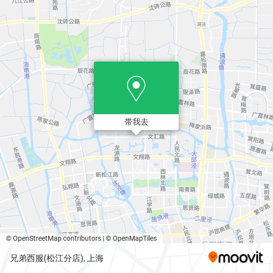 兄弟西服(松江分店)地图