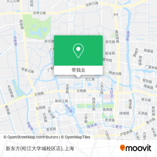 新东方(松江大学城校区店)地图