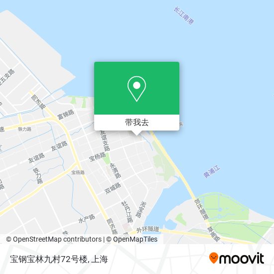 宝钢宝林九村72号楼地图