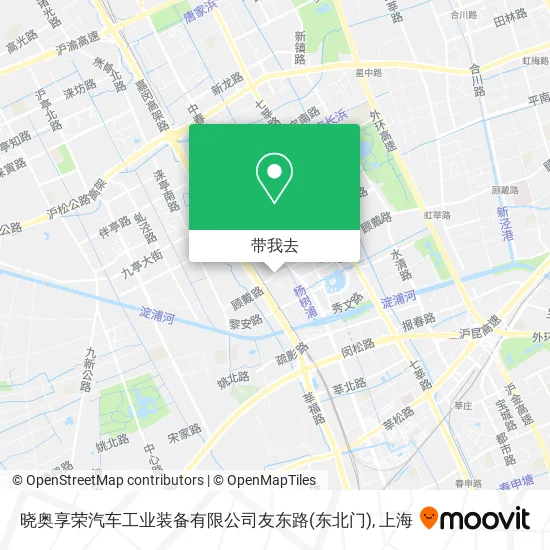 晓奥享荣汽车工业装备有限公司友东路(东北门)地图