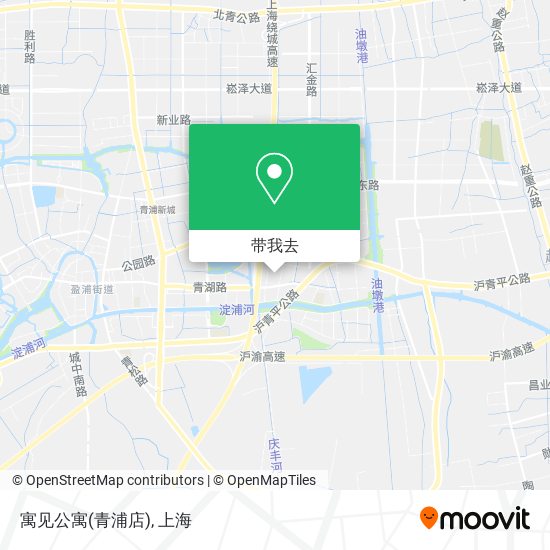 寓见公寓(青浦店)地图